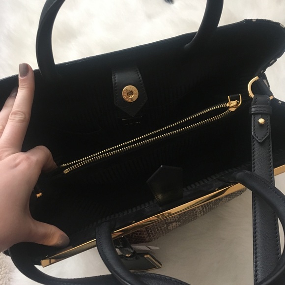 Fendi 2Jours in Snakeskin with Velvet Zucca Sides - Picture 6 of 8